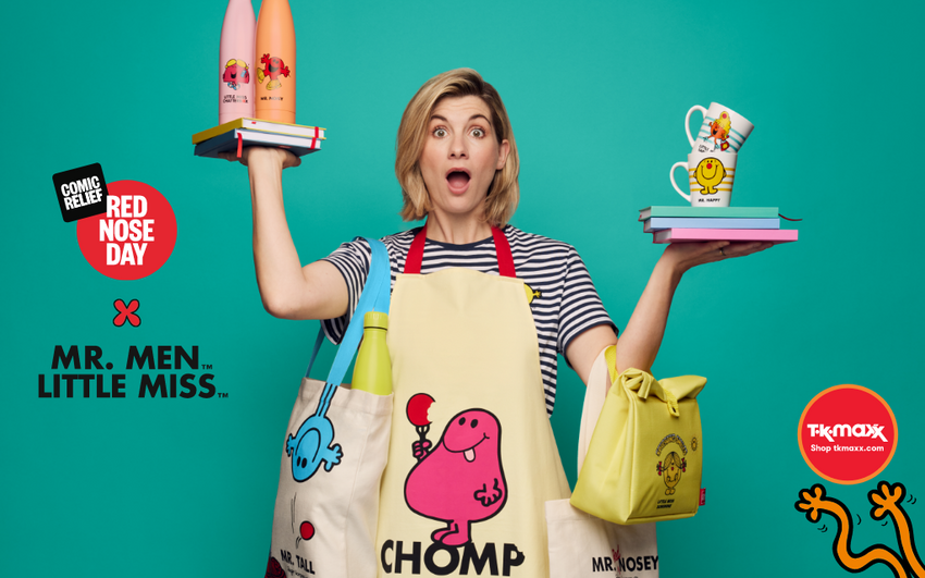 TK MAXX and Comic Relief launch brand new Red Nose Day t-shirt range with Mr. Men Little Miss